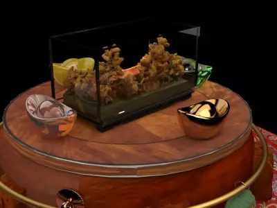 Chinese cork carved   3D model