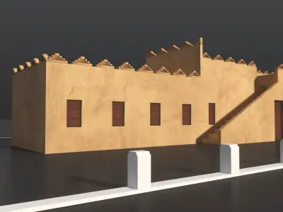 Al Shamiya Gate Kuwait City 3D model