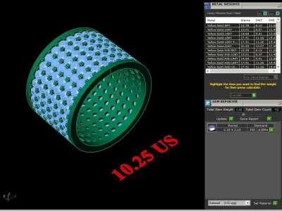 Luxury Men Rings Designs 4MR073 3D print model