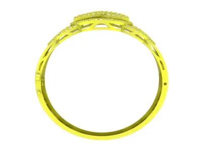 A6442 Luxury Diamond Women Bangle 3D print model