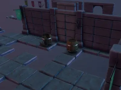 Modular Dungeon Kit - Ultimate 3D Asset Pack Low-poly 3D model