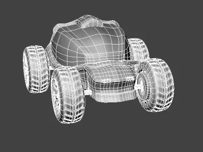BLAST  TOY CAR 3D model
