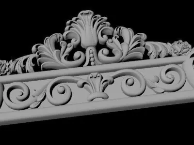 headboard and footboard 3D model purchase