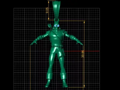 gold warrior pendant 3D printable model   3D print model