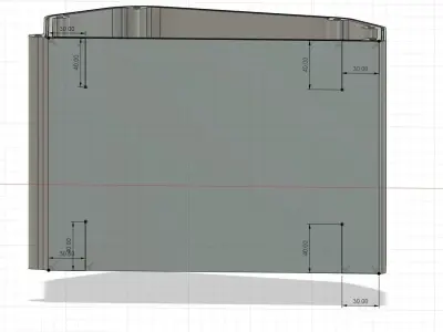 Electric Motorbike Battery Holder 3D print model