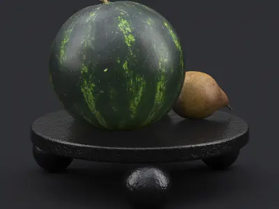Fruit Plate I 3D model