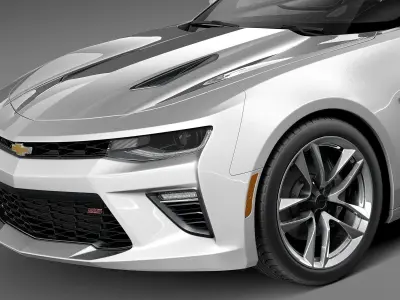 Chevrolet Camaro SS Convertible CG 2016 3D model