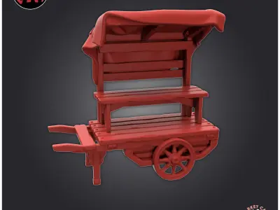 Market Cart 3D print model