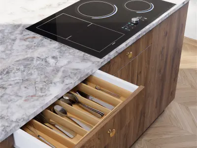 Nordik Kitchen 3D model