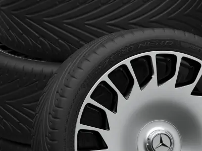 Mercedes Benz Maybach wheels 3D model