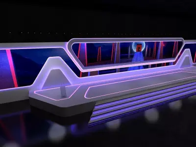 Stage Design 3D model
