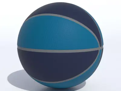 Wilson Charlotte Hornets Basketball  3D model