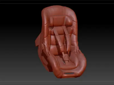 Baby Car Seat 3D model