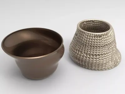 Vase Voronoi 49 3D print model