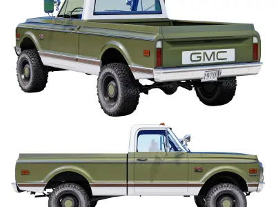 GMC 2500 1970 3D model