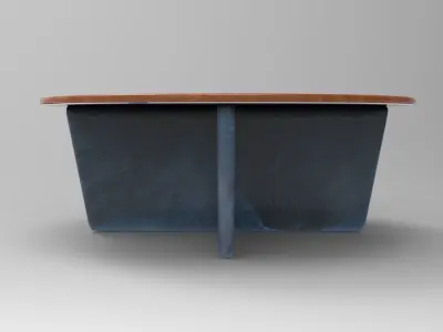 Okuy Side Table Low-poly 3D model