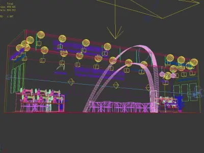 Exhibition - Area - 15X4-3DMAX2009-027 3D model