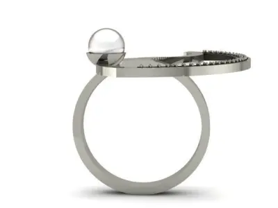 Minimalist and Stylish Silver Ring 2025  3D print model