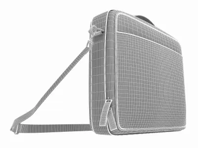 Sport Bag Briefcase Low-poly 3D model