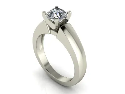 Women ring 3dm stl render detail 3D print model 12