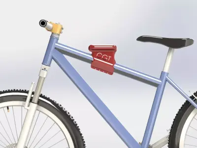 FriendSeat mountain bike 3D print model