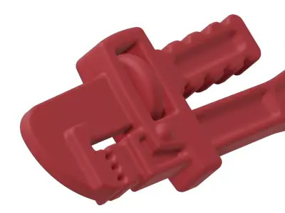 Plastic Premium Pipe Wrench Toy 3D model
