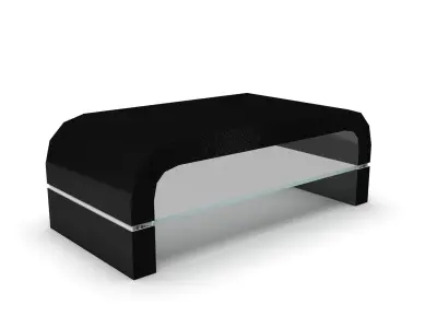 VN8 wooden coffee table Low-poly 3D model