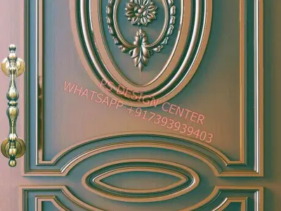 door new model for carving design 3D model