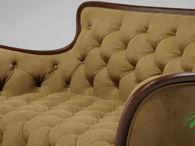 Medea Mini Sofa 3D model