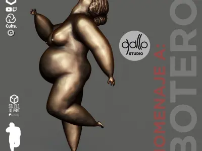 BOTERO homenaje 1 3D print model
