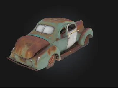 Rustic Relic  Weathered Elegance from a Forgotten Era 3D model