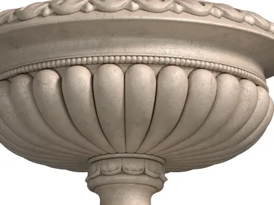 Classic outdoor Vase Flowerpot 3D model purchase