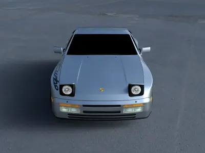Porsche 944 Turbo S HDRI 3D model