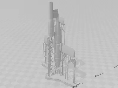 German V1 Missile FIesler Fi103 3D print model
