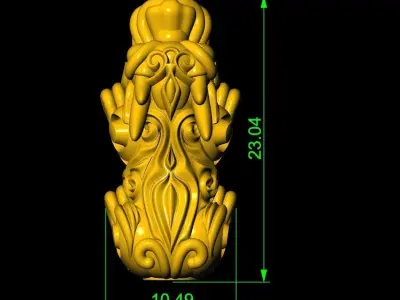 Pixiu Face Bracelet-Unicorn bracelet T04 3D print model