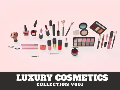 Luxury Cosmetic Skin Care 3d 3D model