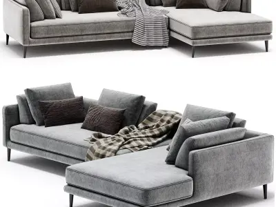 CORAAC 2191 DellaRobbia Sofa 3D model