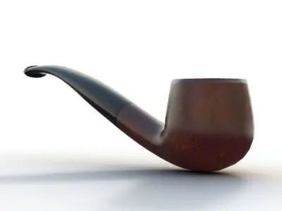 Smoking Pipe Low-poly 3D model