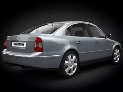 Car   Volkswagen Passat B5 3D model