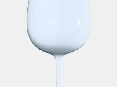 STORSINT Red wine glass Low-poly 3D model