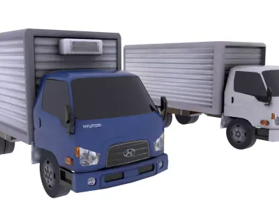 Hyundai Mighty Low-poly 3D model