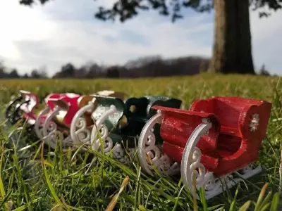 Santas Sleigh 3D print model