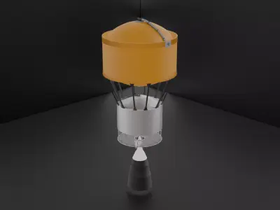 ICPS - Rocket Second Stage 3D model