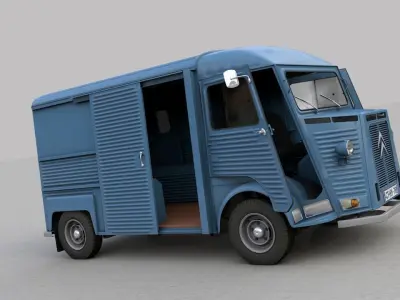 CITROEN HY TYPE FOURGON 1976 3D model