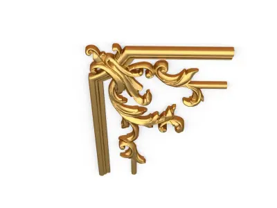Classic decor ornament 141 3D model