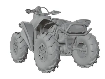 2025 Can Am Renegade XMR 1000 3D model