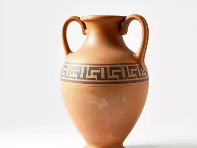 Antique Greek Amphora model pack Low-poly 3D model