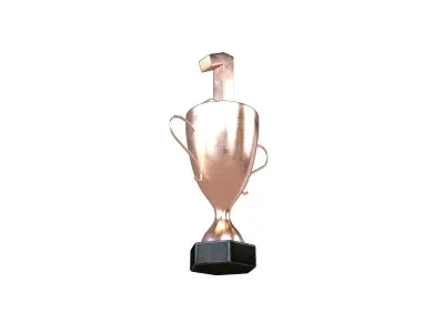 Trophy v4 003 Low-poly 3D model