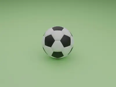 Soccer Ball 3D model 17