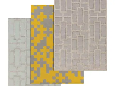 Rug Set 757 3D model